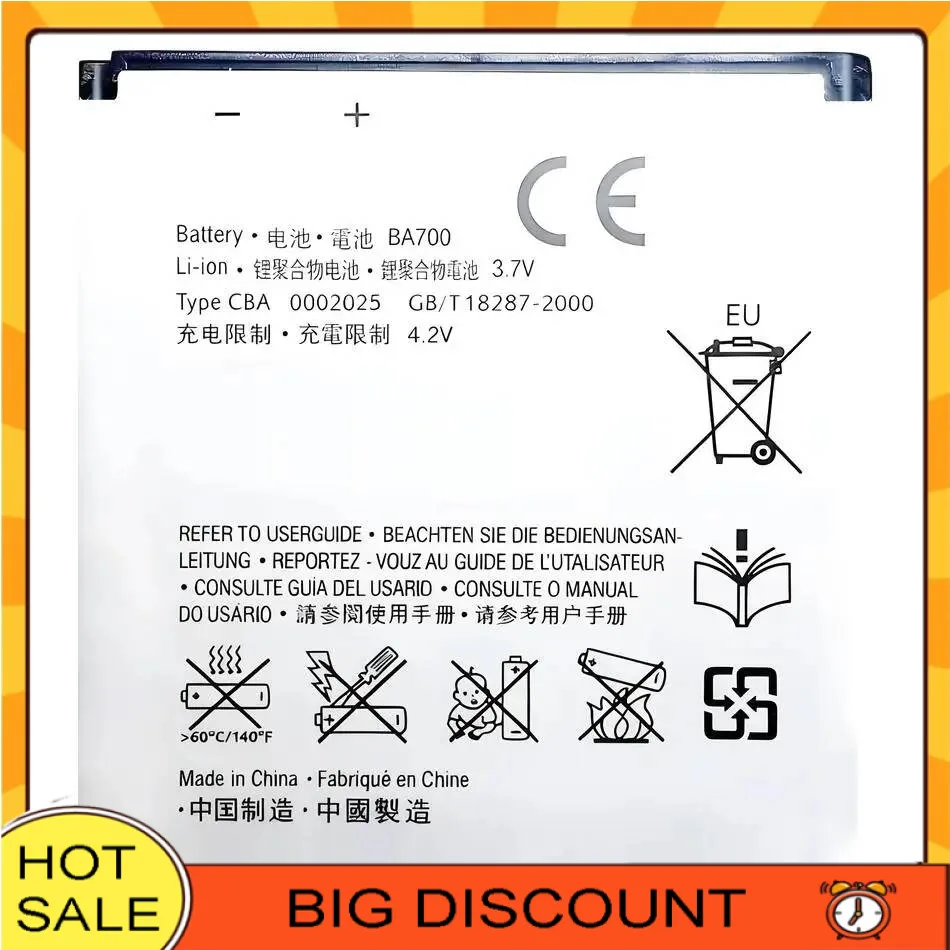 

Mobile Phone Battery BA700 1500Mah For Sony Ericsson Mt11i Mt15i Mk16i St18i St18a SO-03C For Xperia Neo Pro V Ray