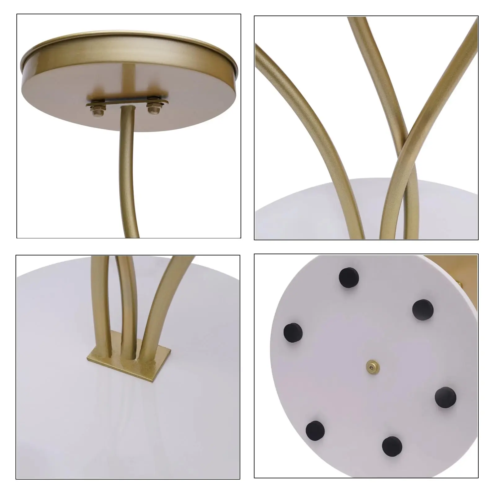 Plant Stand Indoor Outdoor, 3 Tier Metal Tall Shelf Multiple Plant Holders Modern Pedestal Plant for Corner, Living Room, Balcon