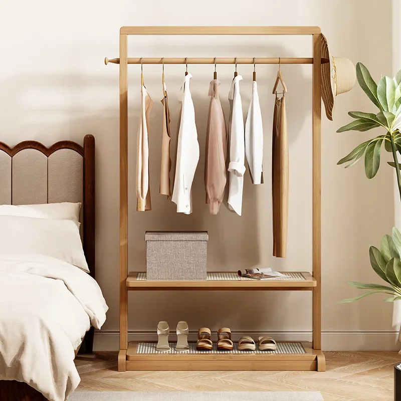 

Stable Hanging clothes rack, floor standing clothes rack, clothes rack, movable storage
