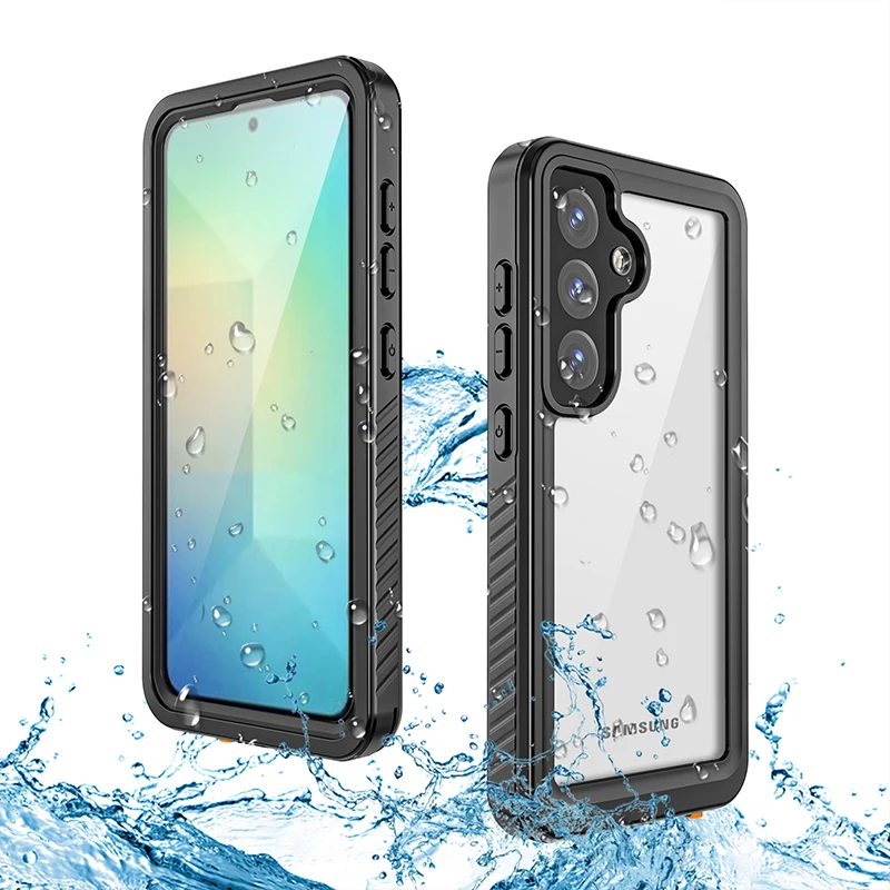 Sealed IP68 Waterproof Beach Skilling Outdoor Camping Protective Phone Case For Samsung Galaxy S25