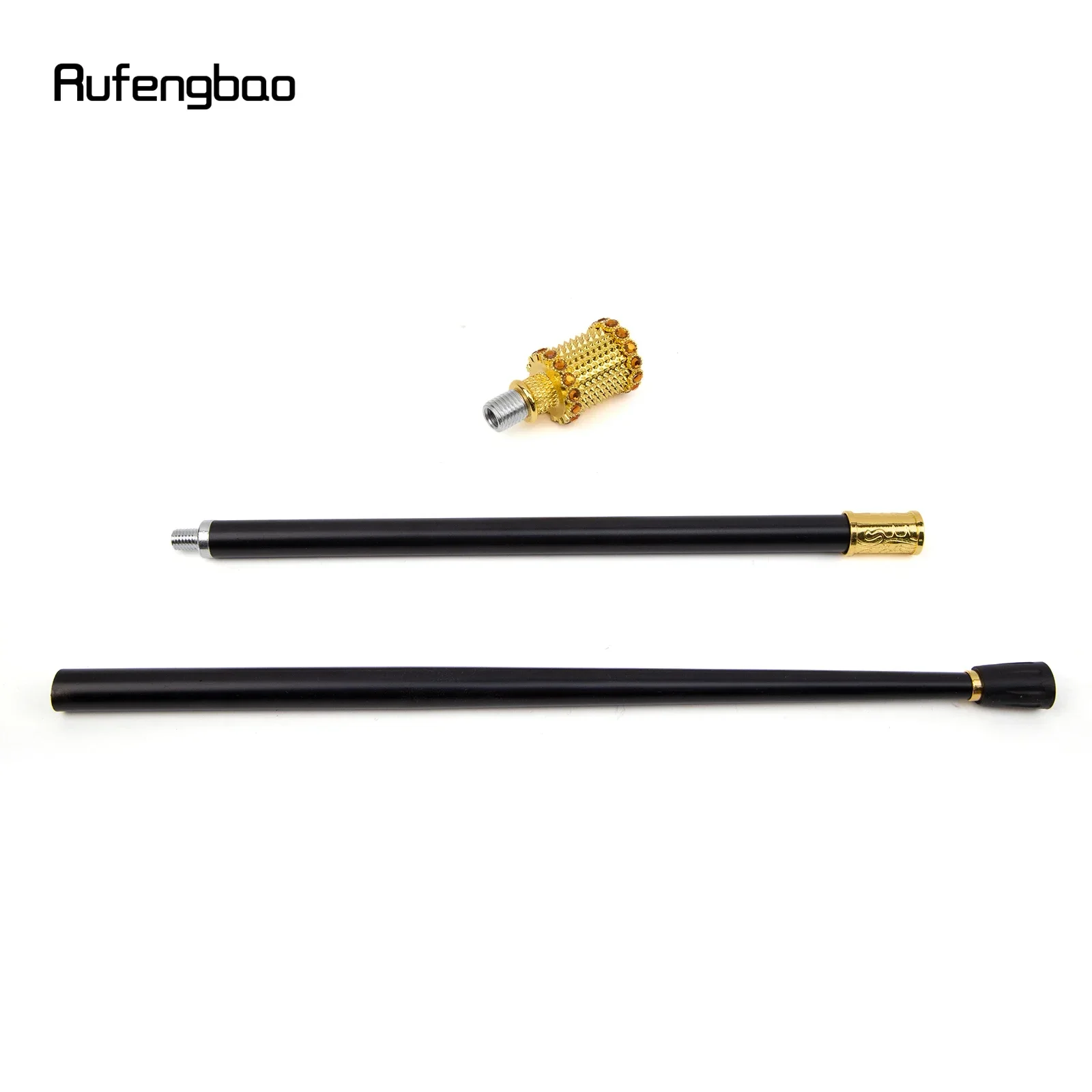 الذهبي الوردي الاصطناعي الماس عصا للمشي الزخرفية تأثيري خمر حفلة عصرية عصا للمشي هالوين Crosier 97 سنتيمتر