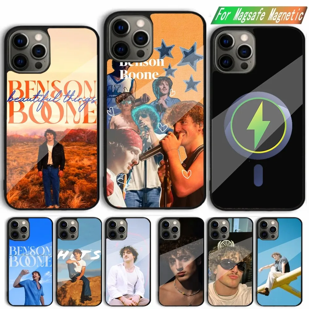 

B-Benson Singer B-Boone Phone Case For iPhone 16,15,14,13,12,11,Plus,Pro,Max,Mini Magsafe Magnetic Wireless Charging