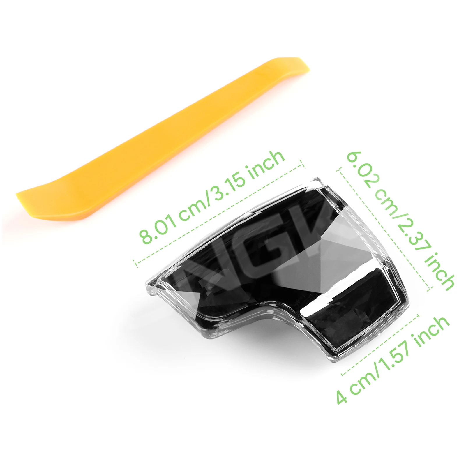 For Audi A6/RS6/RS7/C8/A8/SQ8 2019 2020 2021 2022 2023 2024 2025 A7 4K Q7/Q8/S8 LHD Crystal Gear Shift Knob Replacement Cover