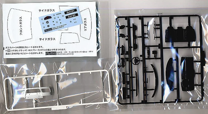 Fujimi 12315 statycznie zmontowany model samochodu 1/24 skala do zestaw modeli do składania samochodowego VW Golf GTI V