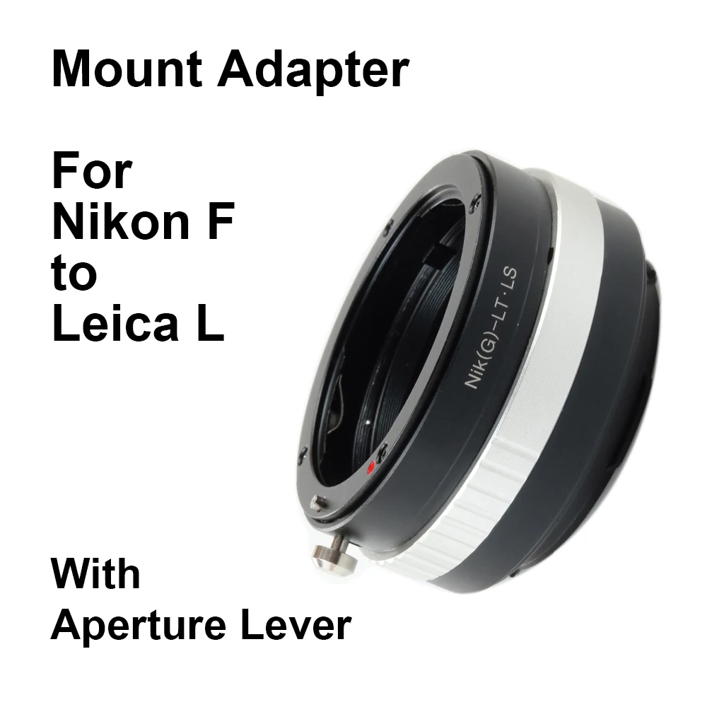 Nik F - L For Nikon F - Leica L Mount Adapter Ring Nik F-TL F-SL Nikon G for Leica TL CL SL for Panasonic Lumix S1 S5 Sigma FPL