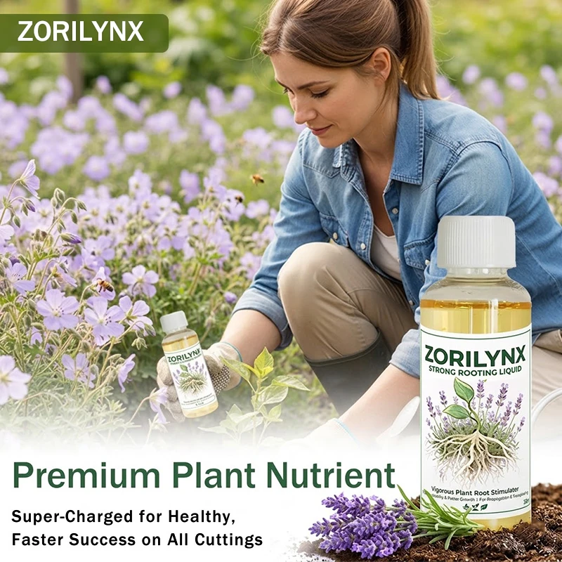 Hormona Líquida para Enraizamiento Fuerte de 35 ml, Estimulante Concentrado del Crecimiento de Plantas para un Enraizamiento Rápido de Esquejes, Plántulas y Flores