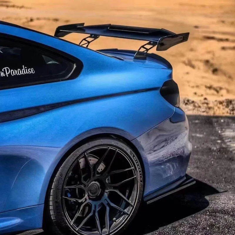 Car Styling Exterior Carbon Fiber Modified Rear Spoiler Tail Trunk Lip Wing Decoration Fit For BMW M1 M3 M4 M5 M6 MAD GT Spoiler