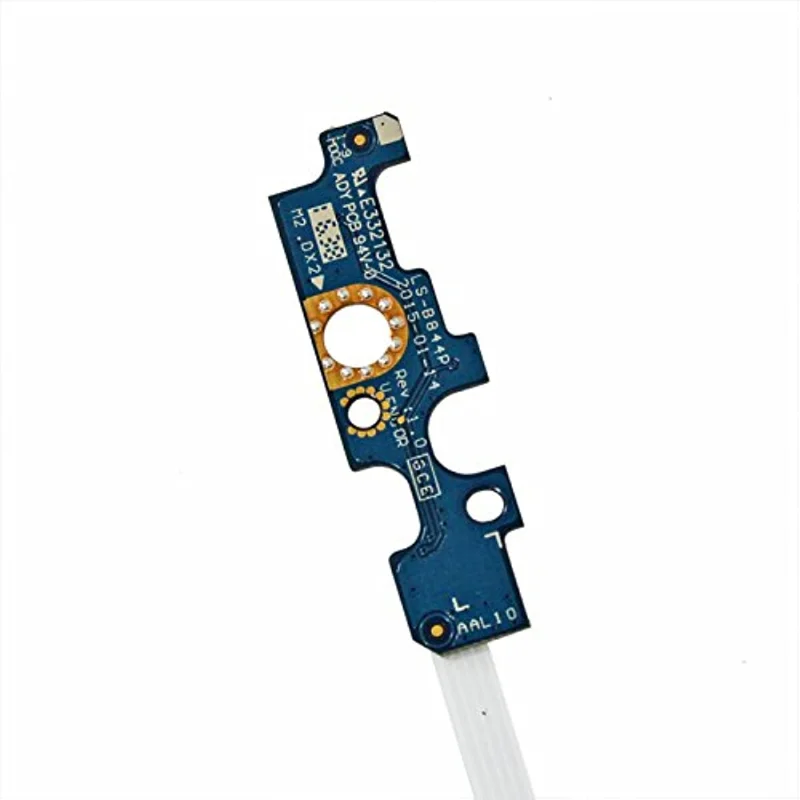 Placa de interruptor de botón de encendido para Dell inspiron15.6 ", 15, 5555, 3558, 5551, 5566, 5558, P51F, 94MFG, 10W9N, 14-5455, 14-5458, LS-B844P