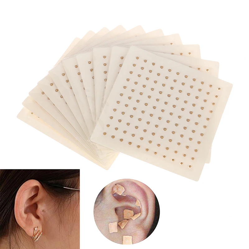 Magnets Ear Stickers Ear Seeds Ear Magnetic Pellets 1210 Pcs In 10 Paper Ear Acupuncture Directional Magnetic Bead Patch