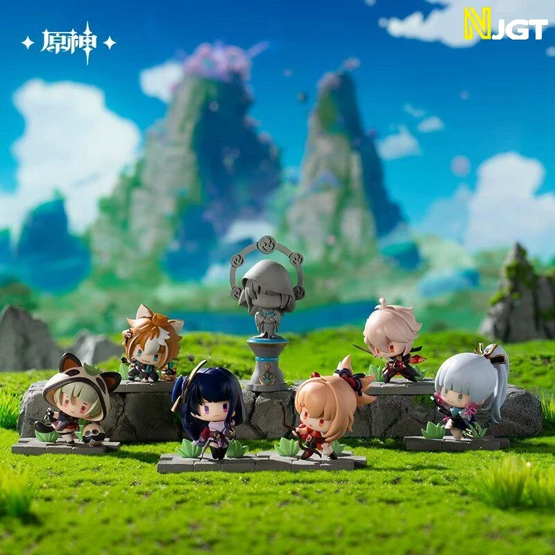 

Genshin Impact Sumeru Battlefield Gracefulness Blind Box Tighnari Alhaitham Cute Statue Anime Figure Ornament Collect Toys Gift