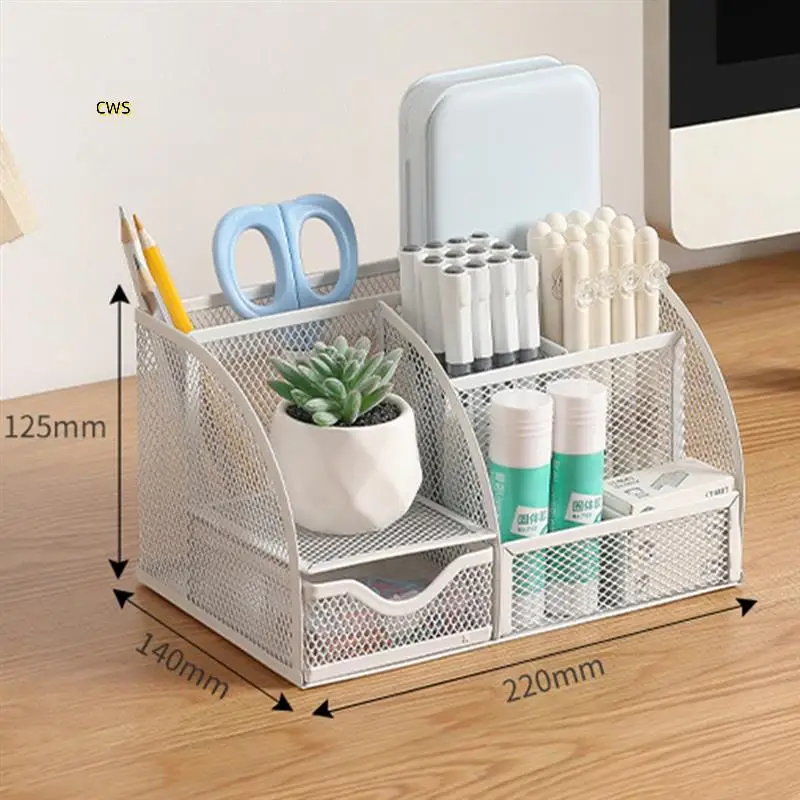 デスク文具オーガナイザー鉛筆ファイル収納ラック7グリッド収納ボックス分割コンテナオフィスアクセス