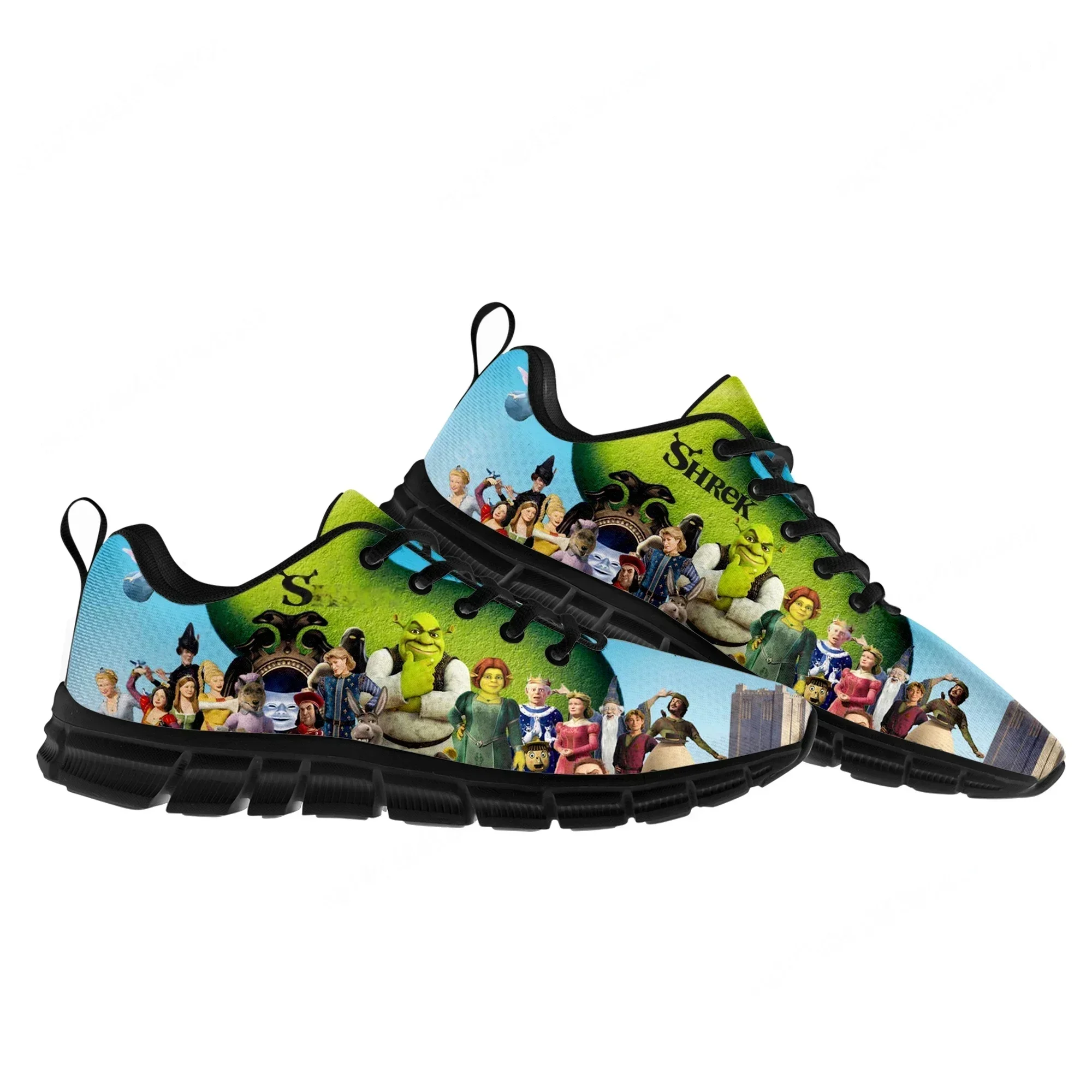 S-Shrek Sports Shoes Mens Womens Comfortable Sneakers High Quality Anime Cartoon Comics Manga Sneaker Custom Shoe