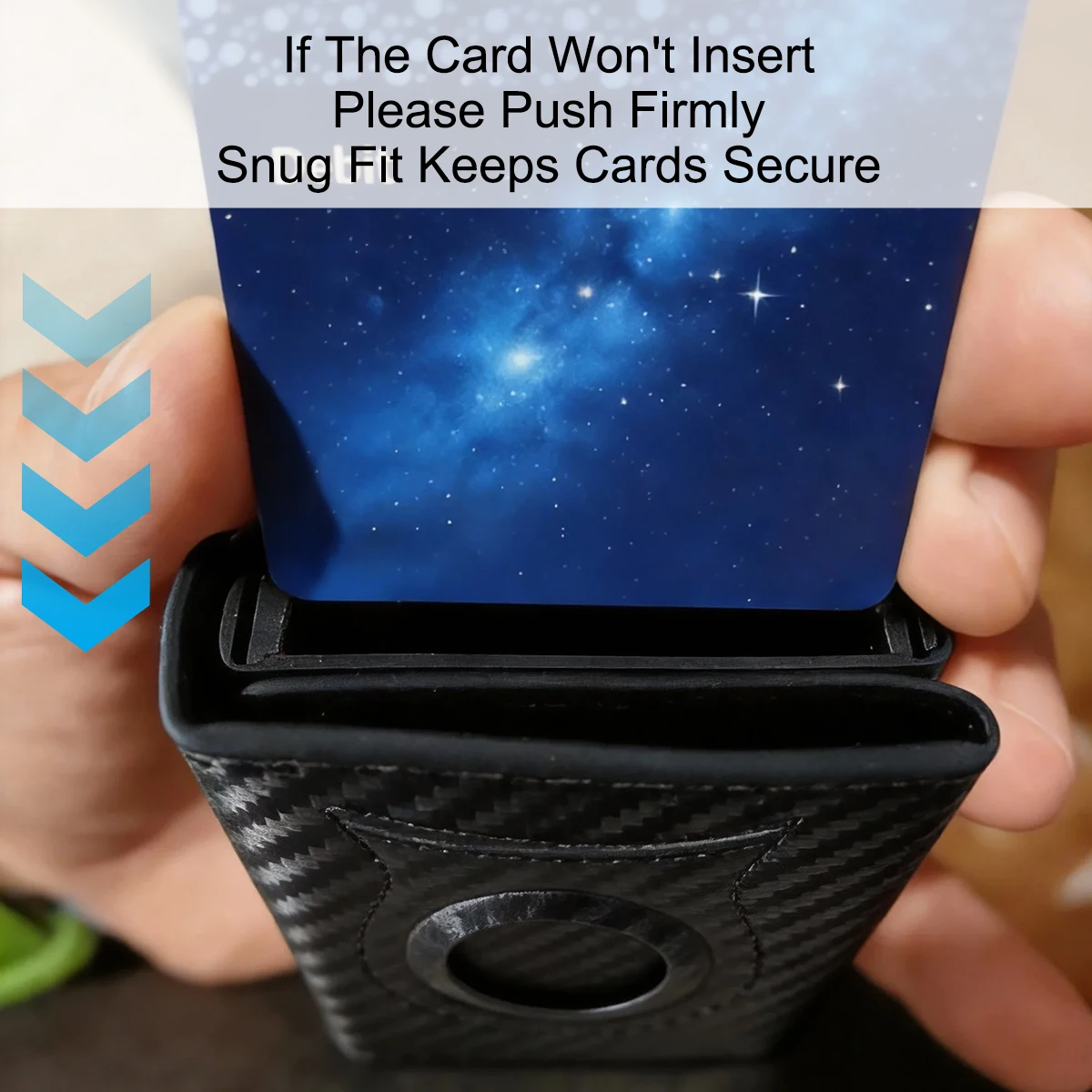 Rfid Blocking Men Wallets Trifold Carbon Fiber Credit Card Holder Cardholder Coin Purse Minimalist Wallets for Apple Air Tag