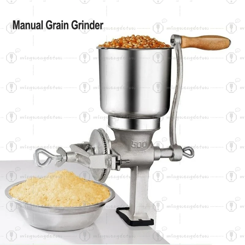 Hand-cranked Grain Grinder Corn Nut soy peanuts rice Manual Graining machine Restaurant Cereals Grinder 1pc