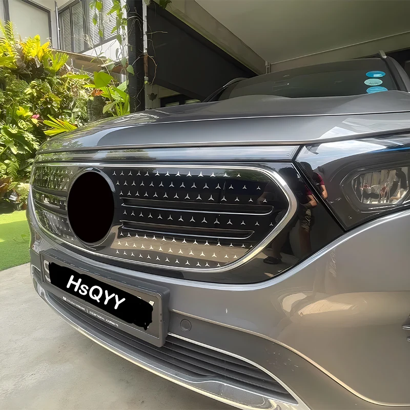 

For Mercedes Benz EQA EQB EQE Class Car Air Intake Grille Decoration Sequin Starry Sky Net Trim Sequins Accessories Modification