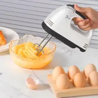 Multifunctional Electric Flour Blender Egg Beater 7Speed Mixer Cake Baking Dough Mixer Handheld Mixer Egg Beater Automatic Cream