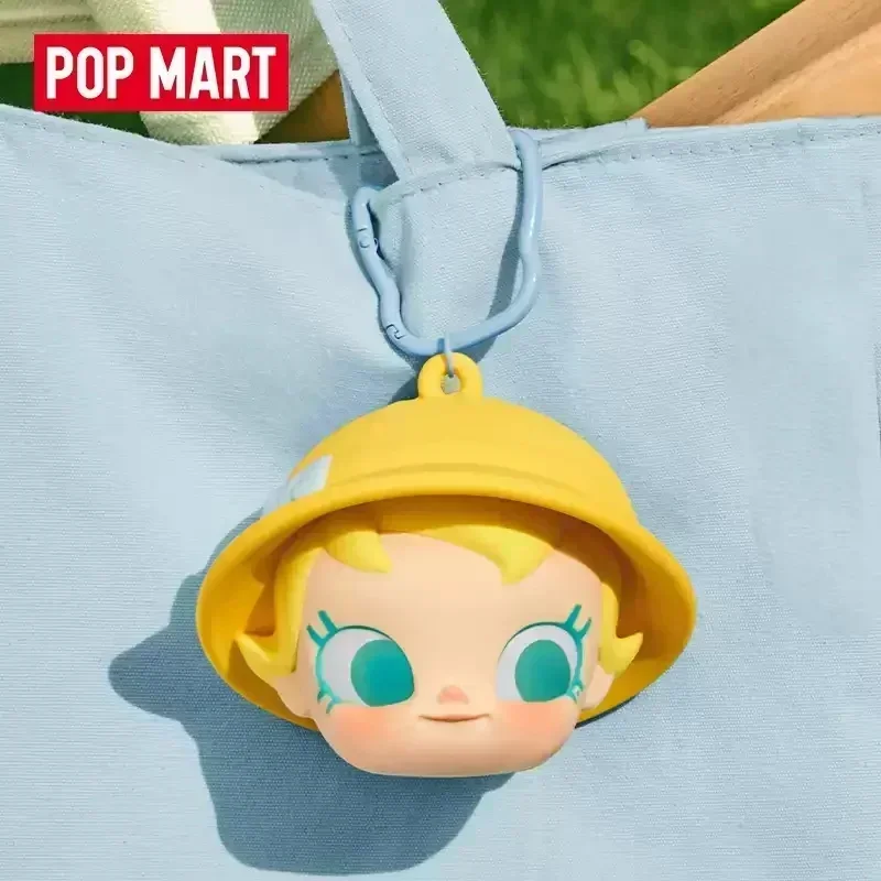 POP MART Baby Molly & Baby Tabby Series-bolsa para auriculares, caja ciega Original, caja misteriosa sorpresa, adornos de figuras de acción de Anime bonitos