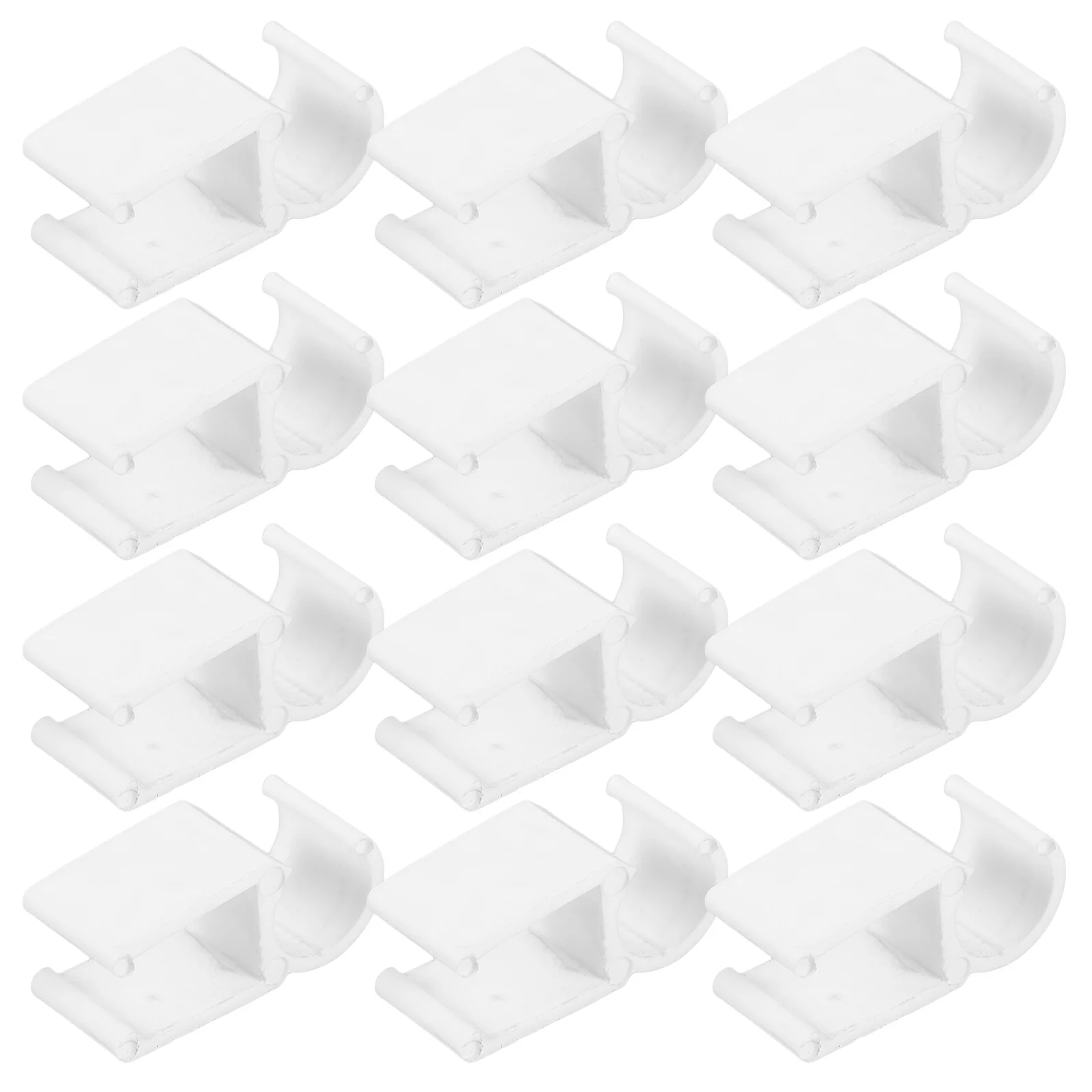 

20Pcs Pen Holders Plastic Self-Adhesive Whiteboard Pen Clips Pencil Clamps for Office School Storage Plastic Pencil Clip