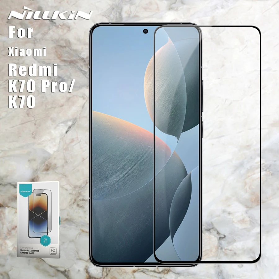 

Nillkin for Xiaomi Redmi K70 / K70 Pro 5G Tempered Glass CP+PRO Full Cover glue Screen Protector for Xiaomi k70