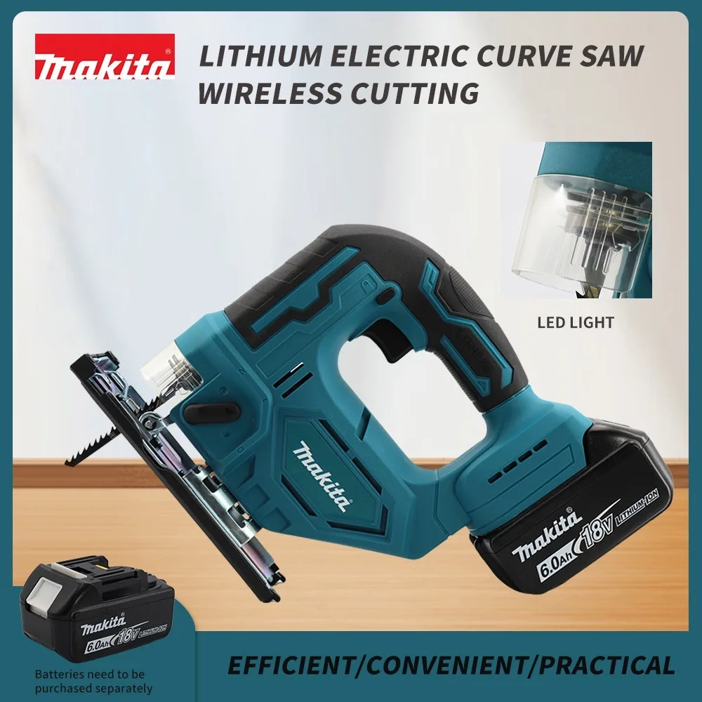 Makita DJV182Z Electric  Saw Brushless Cordless Variable Speed Portable Multifunctional 18V Battery Woodworking Electric Tool