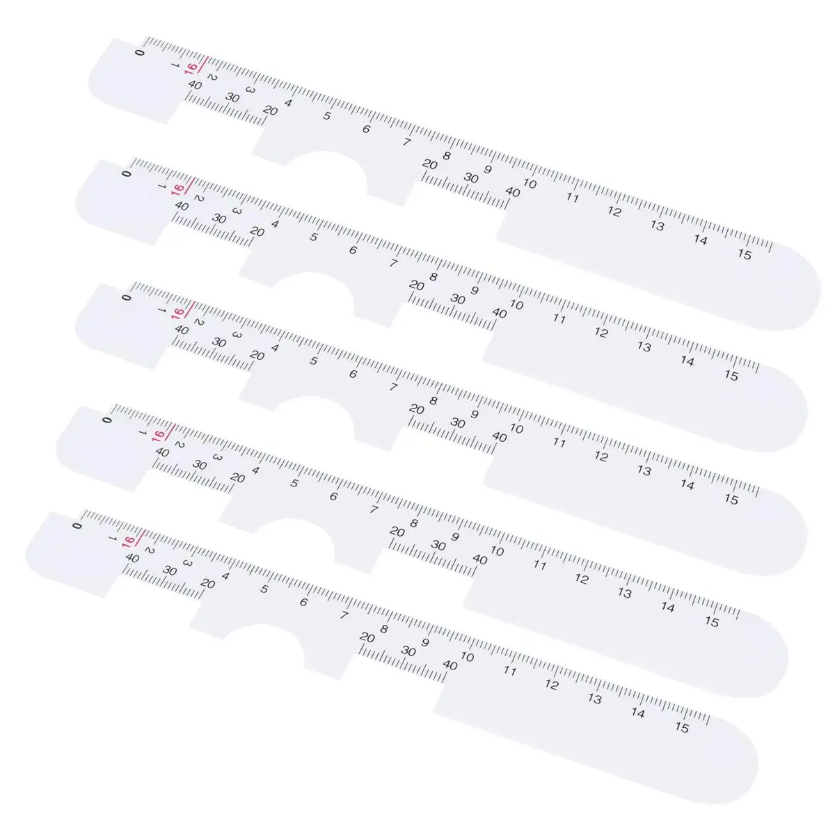 

10 Pcs PD Ruler Pupil Distance Measuring Tool Lightweight Plastic Optical Glasses Adjustment Tools