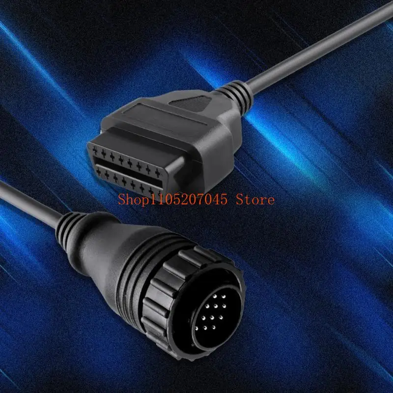 37cd OBD2 Connector Diagnostic Cables Adapter  OBD2 Engine Fault Diagnosis Detector for SPRINTER Auto Accessory14Pin to 16Pin