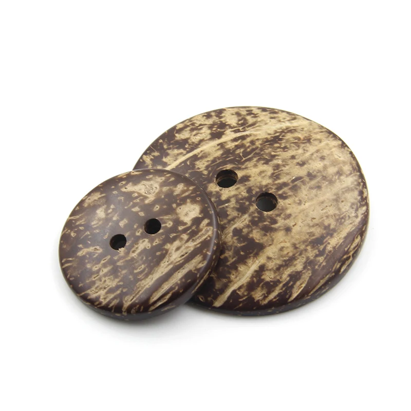 New Products Natural eco-friendly two-hole children\'s clothing 9mm-50mm coconut shell button NK111