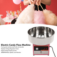 Commercial Floss Maker Electric Candy Machine Stainless Steel Cotton Sugar Maker Kit 1000W 2800RPM