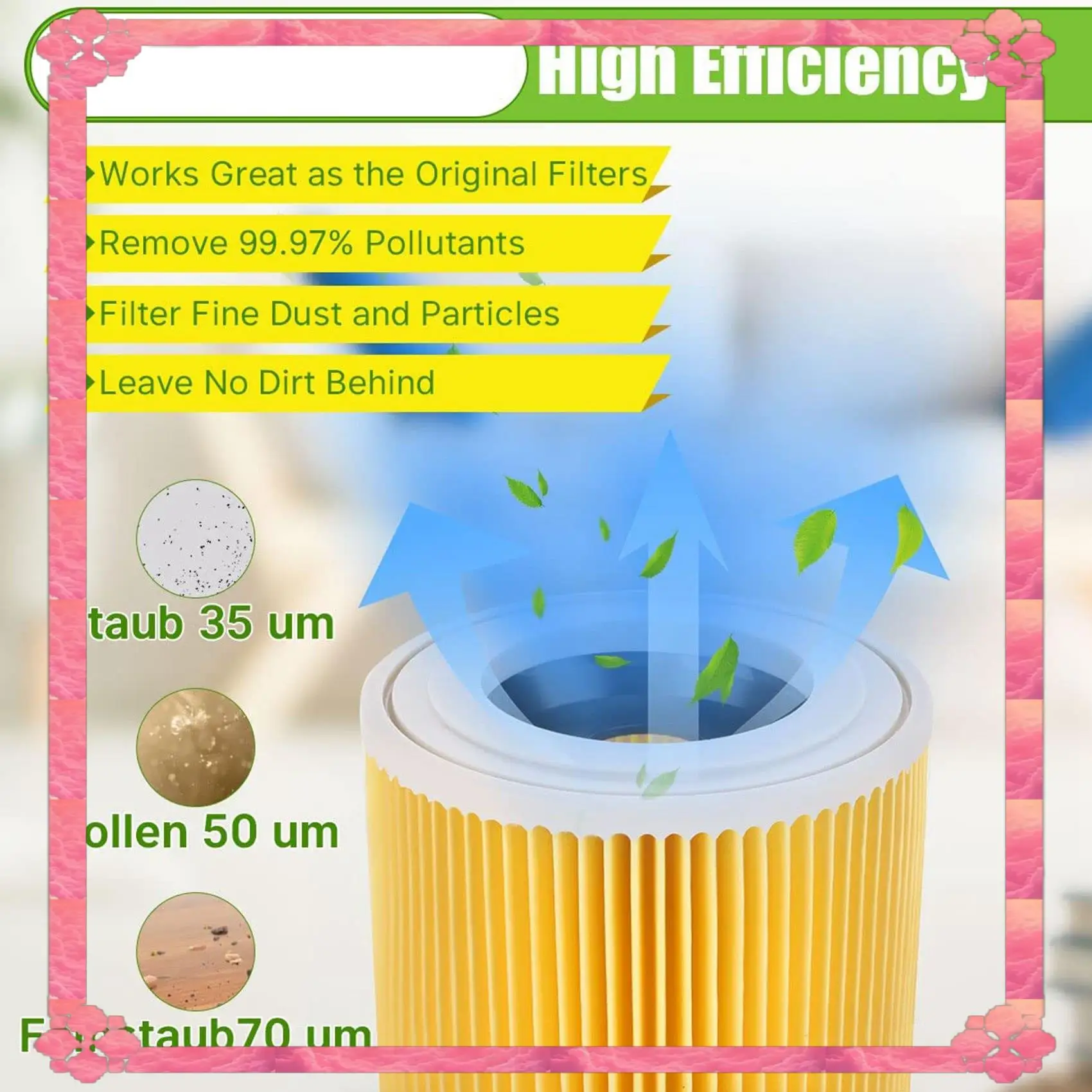24 ساعة تسليم خرطوشة تصفية ل Karcher WD3 قسط WD2 WD3 WD3P WD3 MV2 MV3 تصفية استبدال تصفية ل Karcher فراغ