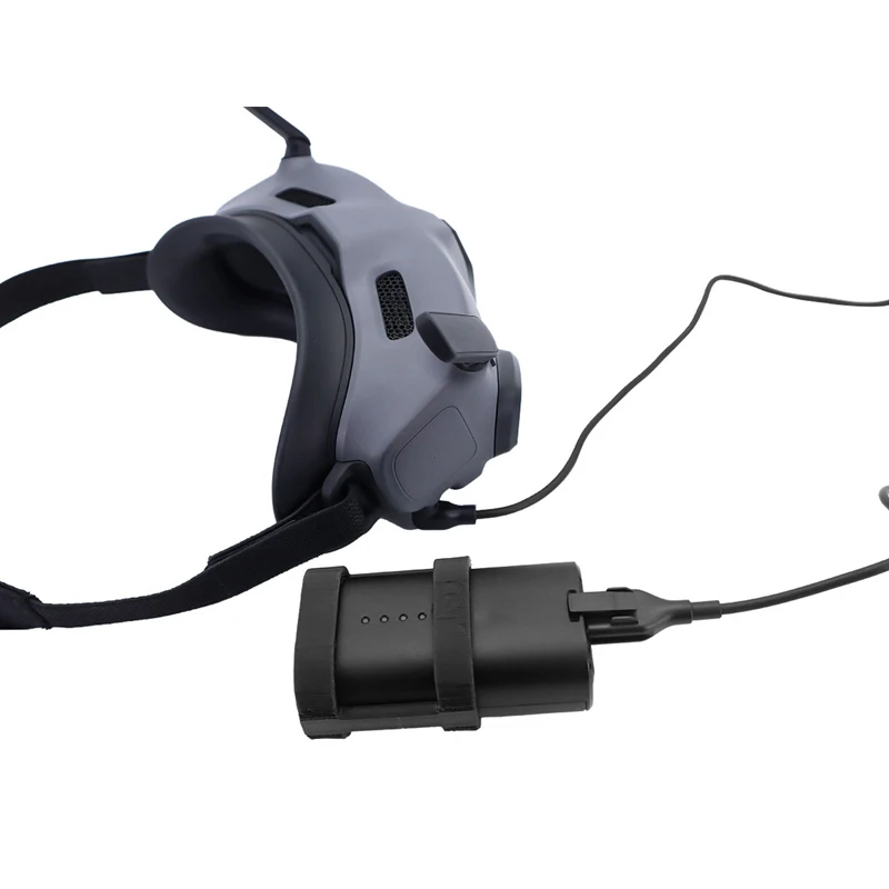 Untuk DJI kacamata 2 kacamata baterai celana sabuk memperbaiki kotak saku tepi saku antiselip gesper pembuangan panas yang baik untuk DJI AVATA