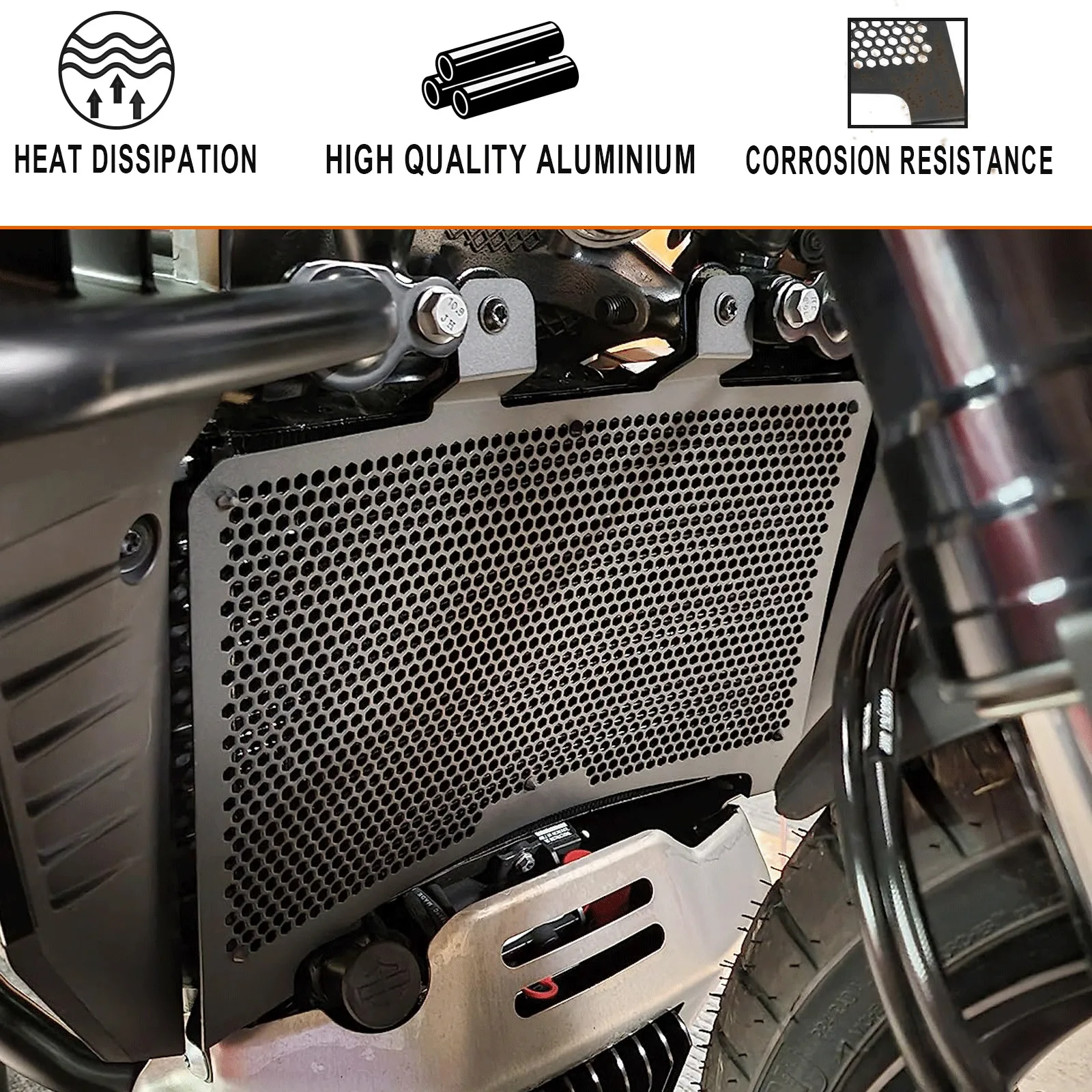 Compatible With Harley FOR Pan America 1250 RA1250 S 2021 2022 2023 2024 2025 2026 Radiator Guard Engine Grille Cover Protector