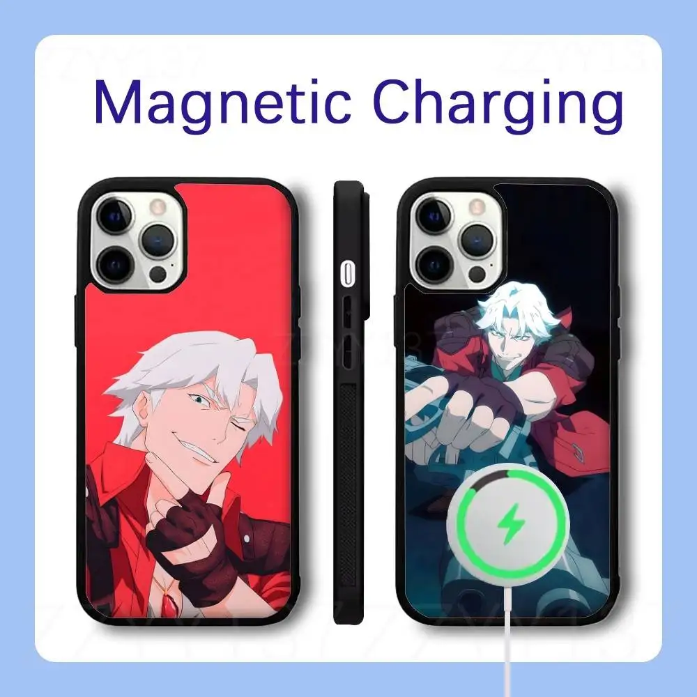 

D-Devil May Cry Dante Phone Case For iPhone 17,16,15,14,13,12,11,Pro,Max,Plus,Air,Mini,SE Magsafe Magnetic Wireless Charging