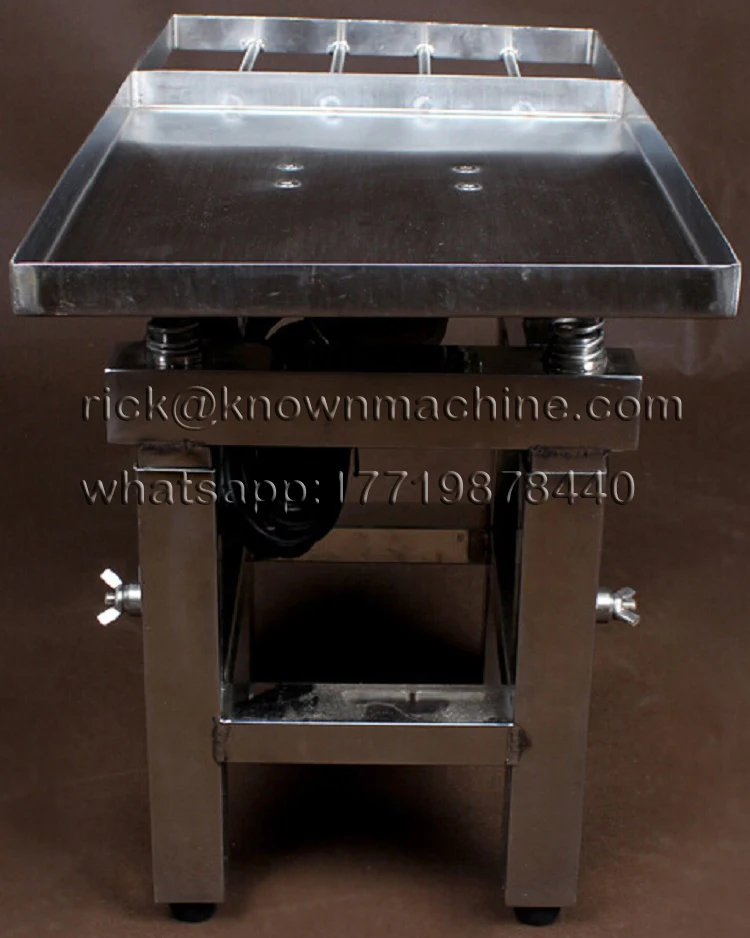 Пищевая нержавеющая сталь 45 Вт Вибрационный стол для шоколада Бесплатная доставка