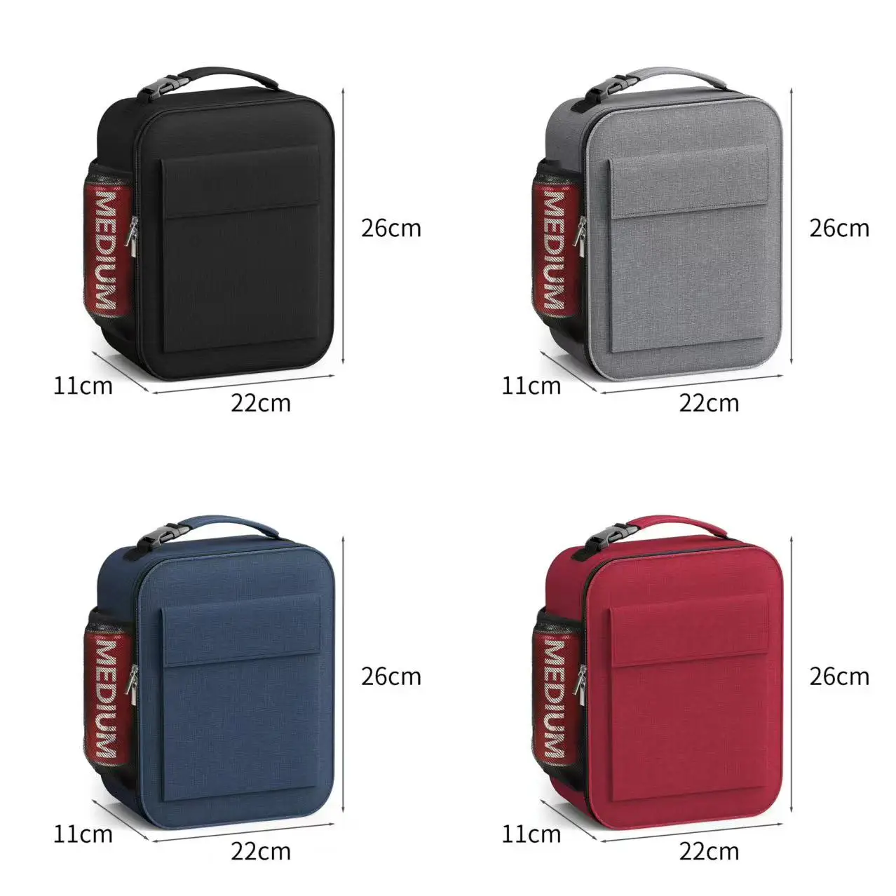 Portable Women Man Thickened Thermal Lunch Bento Outdoor Picnic Insulated Lunch Box Bag Cold Insulation Ice Pack For Ofiice Work