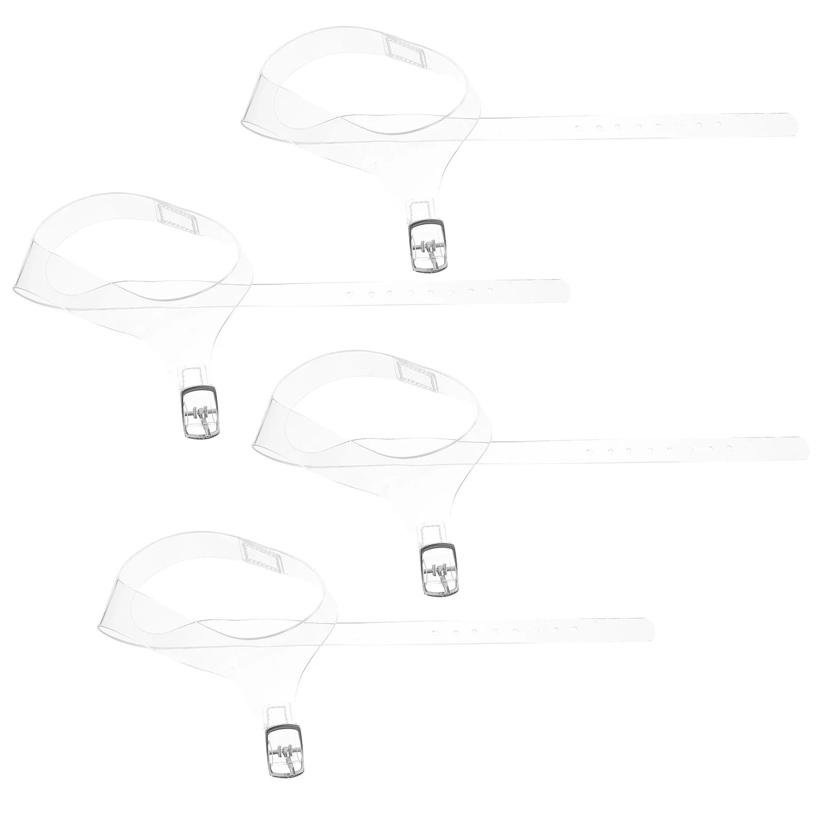 

Transparent Detachable High Heel Shoe Straps Adjustable Anti-Loose Elastic Ankle Shoelace Replacement For Women