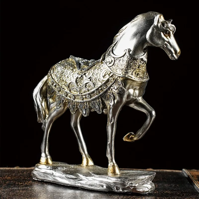 

Horse Shaped Artwork Decoration, Suitable for Home Living Rooms, Offices, Desktop Decoration, and Entrance Decoration