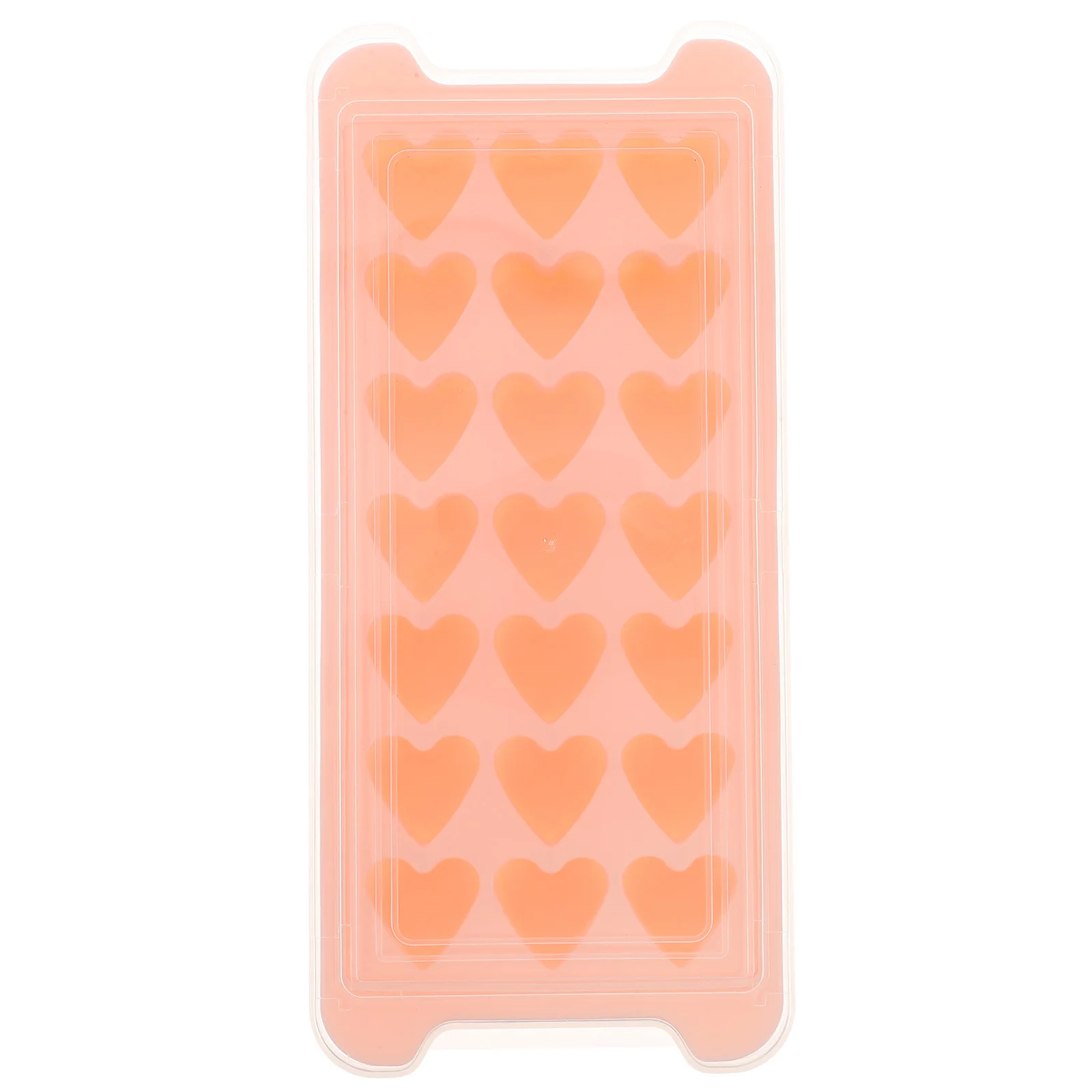 

1pc Heart Shaped Ice Cube Mold 21 Grids Silicone Kitchen Bar Flexible Bottom Easy Release Drink Ice Making Tray Tool