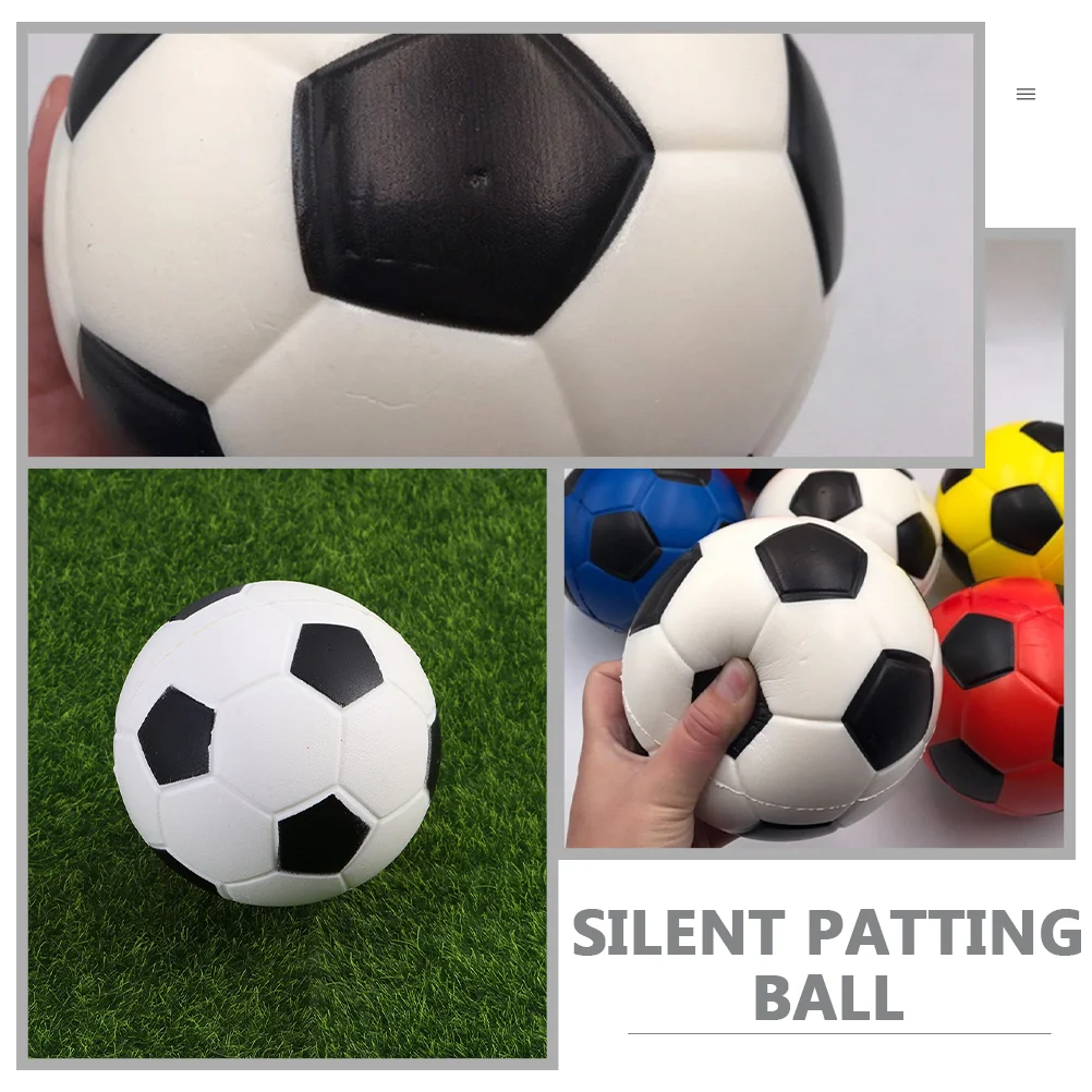 Silent Football Toy Mute Patting Jumping Mini Bouncy Sponge Playing Elasticity Bouncing