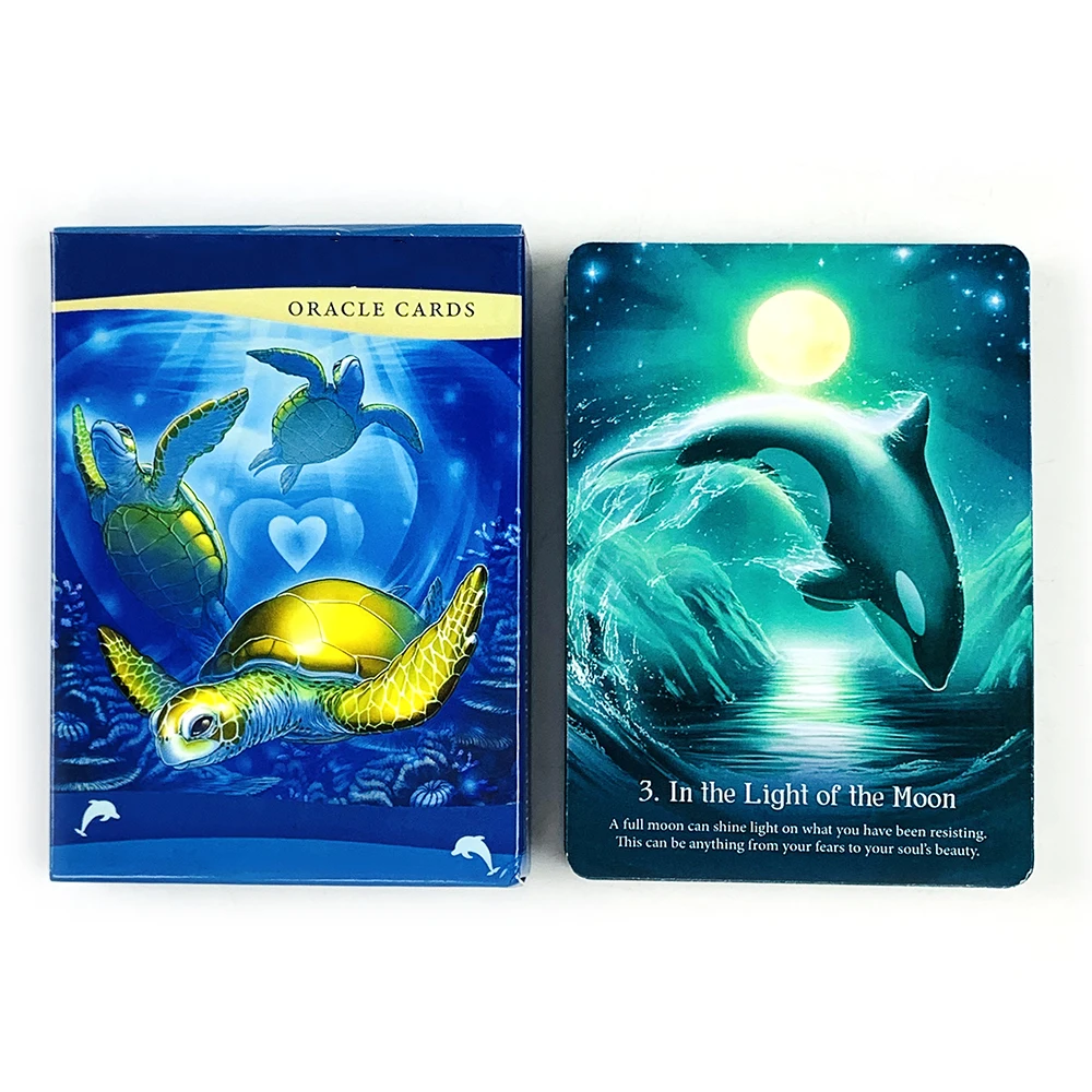 

Новые карты Oracle для гадания, настольная игра для вечеринок, с мистическими иллюстрациями, прочные и портативные, идеально подходят для духовного наставления.