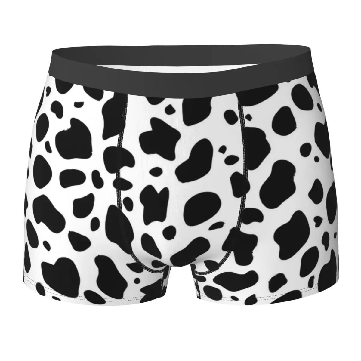 Halloween Dalmatian Underwear Black And White Customs Boxer Shorts High Quality Man Underpants Sexy Shorts Briefs Gift Idea