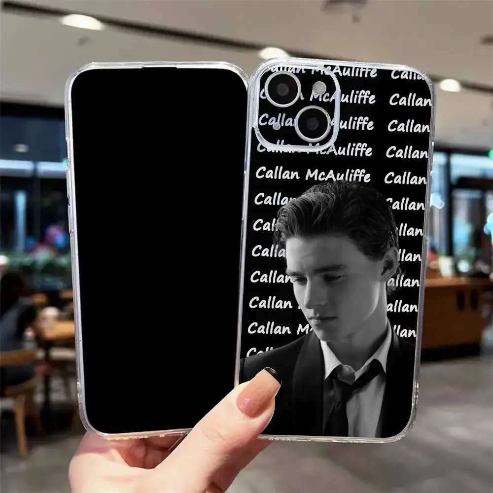 

1 шт. чехол для телефона C-Callan Actor M-McAuliffe для iPhone 16 15 14 13 12 11 Pro Max 13 12Mini противоударный мягкий прозрачный чехол