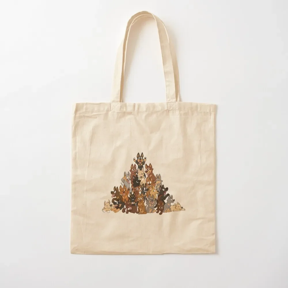 

Kelpie Pile Tote Bag supermarket folding bag Cloth bags the tote bag