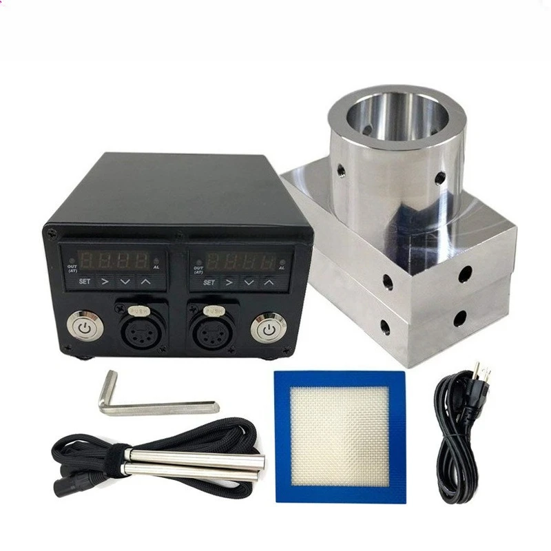 

3*5 Rosin Press Dual Hole PID Controller With 6061 High Quality Aluminum Plate