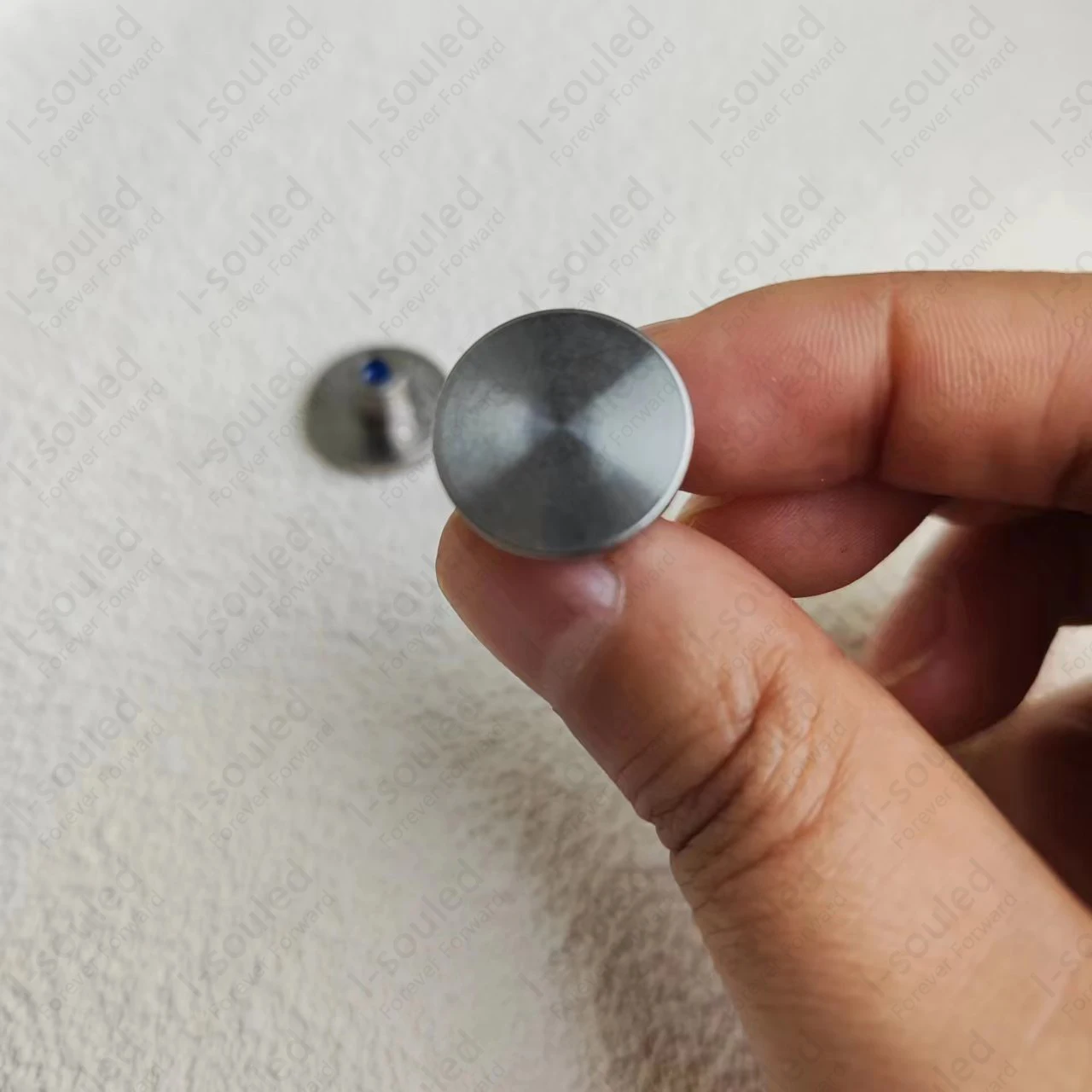 Solid Titanium Buttons with Nail Rivet Stud  Hypoallergenic non-rusting  non-fading, men's and women's clothes Jeans Fastener