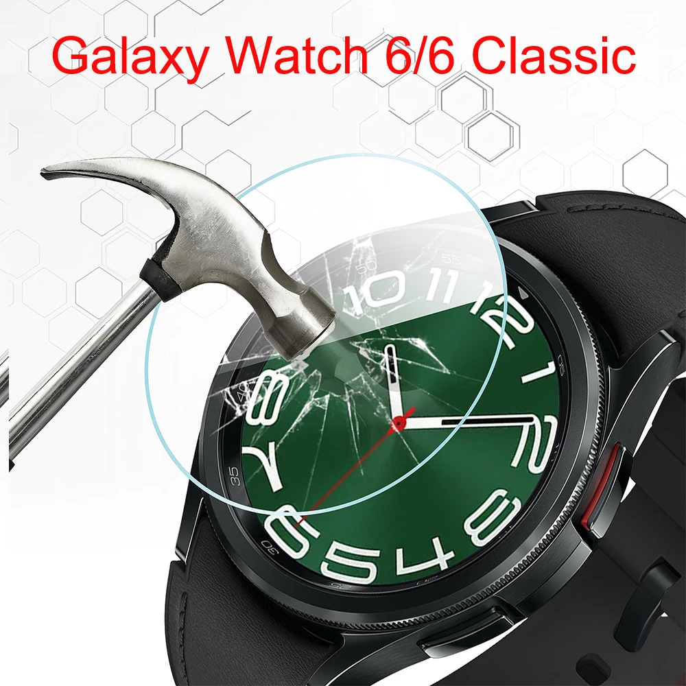 Закаленное стекло для Samsung Galaxy Watch 6 40 мм 44 мм прозрачная гидравлическая защитная пленка HD для часов 6 классические аксессуары 43/47 мм