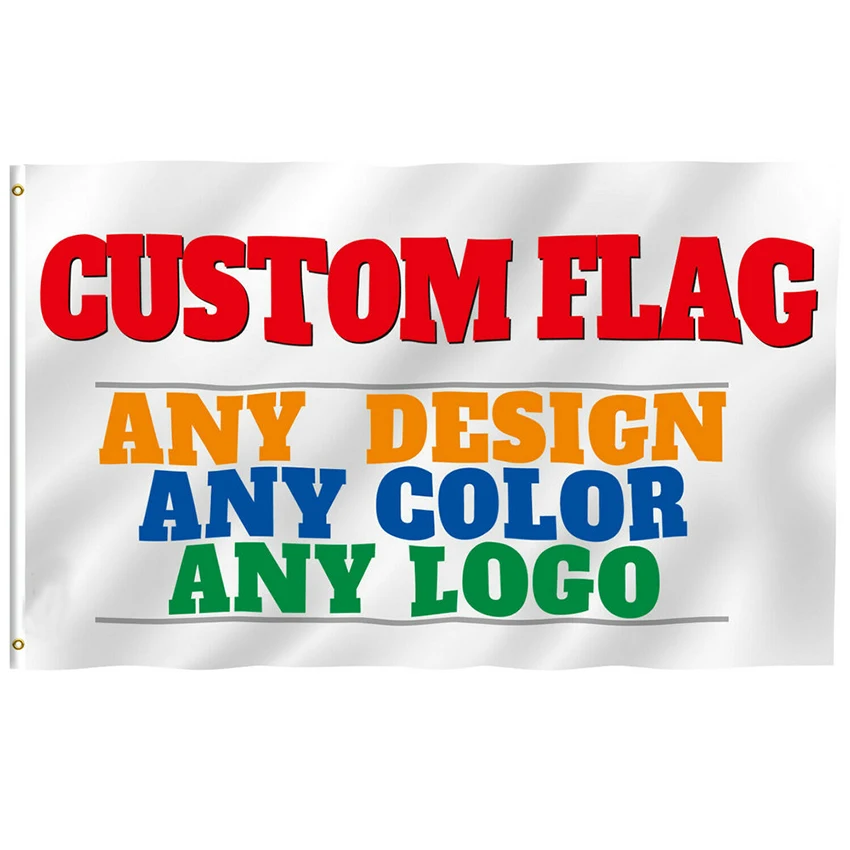 3x5ft 8x8ft 5x8ft 16x16ft 17x4ft 150X200CM 100X500CM 4x4m Any Size Logo Custom Printed Flags And Banners