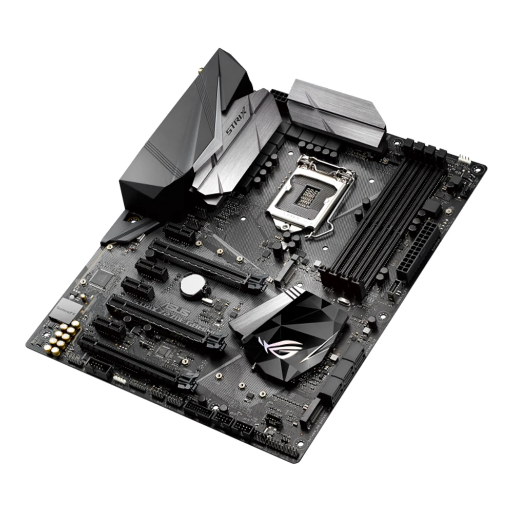 Imagem -04 - Placa-mãe para Jogos Asus-rog Strix Z270e Lga 1151 Ddr4 64gb Pci-e 3.0 Usb 3.1atx Core I36098p Cpu 1151