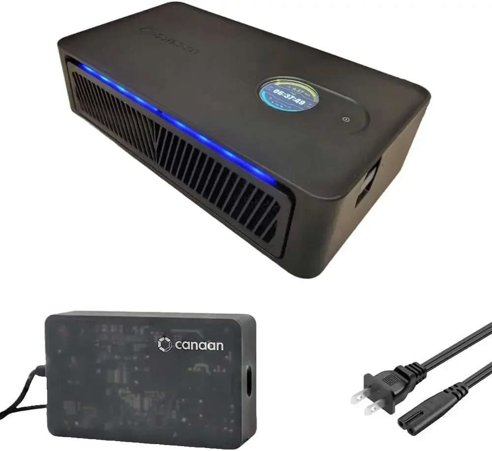 

Brand New AltairTech.io Canaan Avalon Nano 3S BTC Miner (Black) - 6 TH/s 140W Bitcoin ASIC Miner, Quiet with Canaan Original Pow