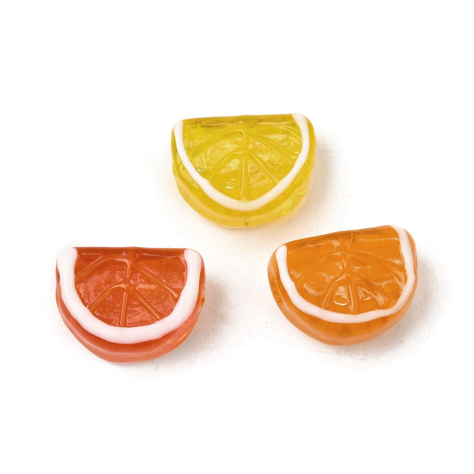 

20pcs Orange Fruits Handmade Lampwork Loose Beads for DIY Necklace Earring Charms Jewelry Making Accessories