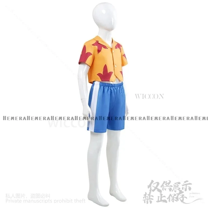 Tendencia de moda transpirable suelta Jumbaaa Anime Cosplay Jookbaa camisa hawaiana versátil Casual pantalones deportivos verano hombres personalizado